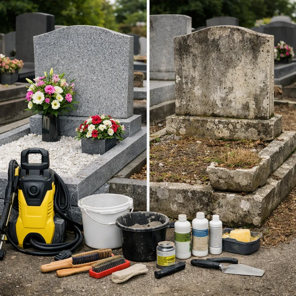 Rénovation et entretien de sépultures à Valenciennes - RC Multi-services